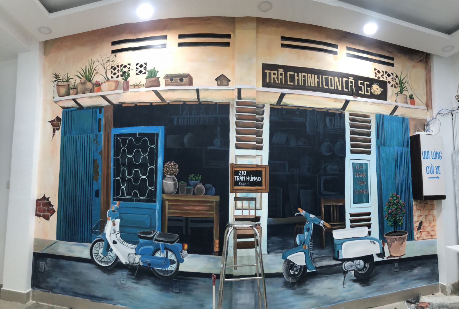 VẼ TRANH TƯỜNG QUAN TRÀ SỮA& COFFEE