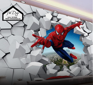 Vẽ tranh tường 3d tại BTCCORP